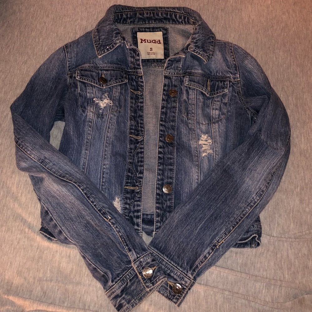 Distressed Jean Jacket - Picture 4 of 4